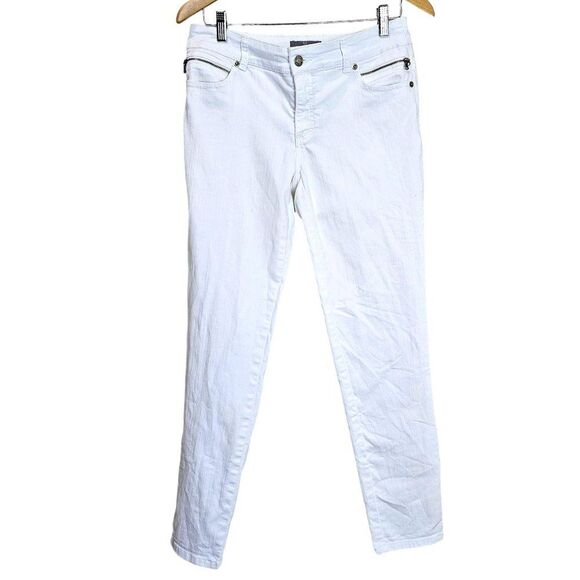 Chico's White So Slimming Slim Leg Jeans Size S/4 - Picture 1 of 7